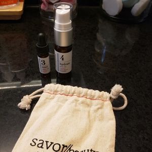 Savor beauty and pouch
